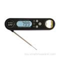 Digital Folding Instant Read Kitchen Daging Thermometer dengan Auto Rotating Display dan Pembuka Botol